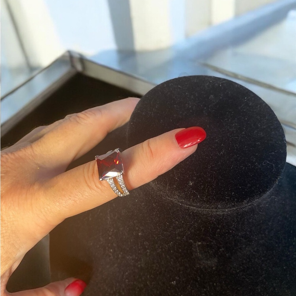 Camden Layne Dearest Ruby Sterling Silver Ring - Picture 4 of 4